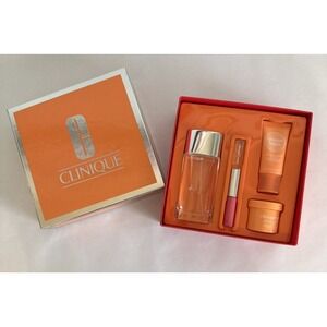 Clinique Perfectly Happy 4 pc Fragrance Gift Set LIMITED EDITION NEW WITH BOX